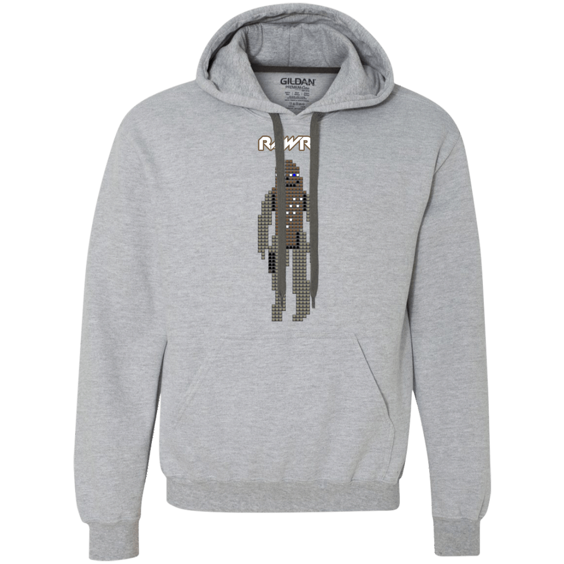 Sweatshirts Sport Grey / S Rawr Premium Fleece Hoodie