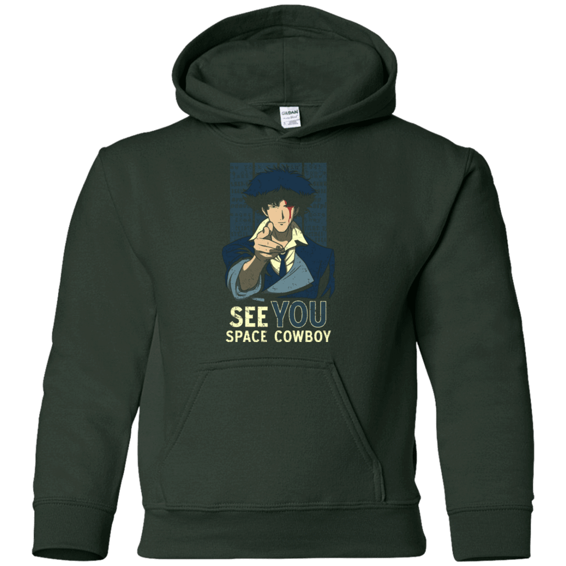 Sweatshirts Forest Green / YS Real Folk Blues Youth Hoodie