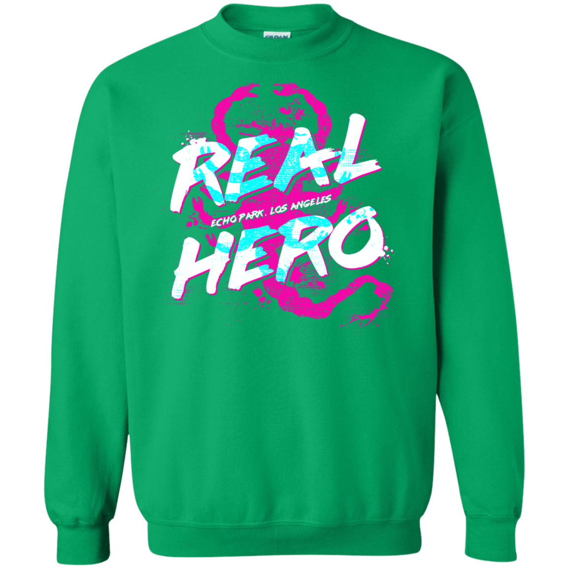 Sweatshirts Irish Green / Small Real Hero Crewneck Sweatshirt