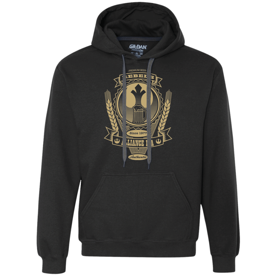 Sweatshirts Black / S Rebel Alliance IPA Premium Fleece Hoodie