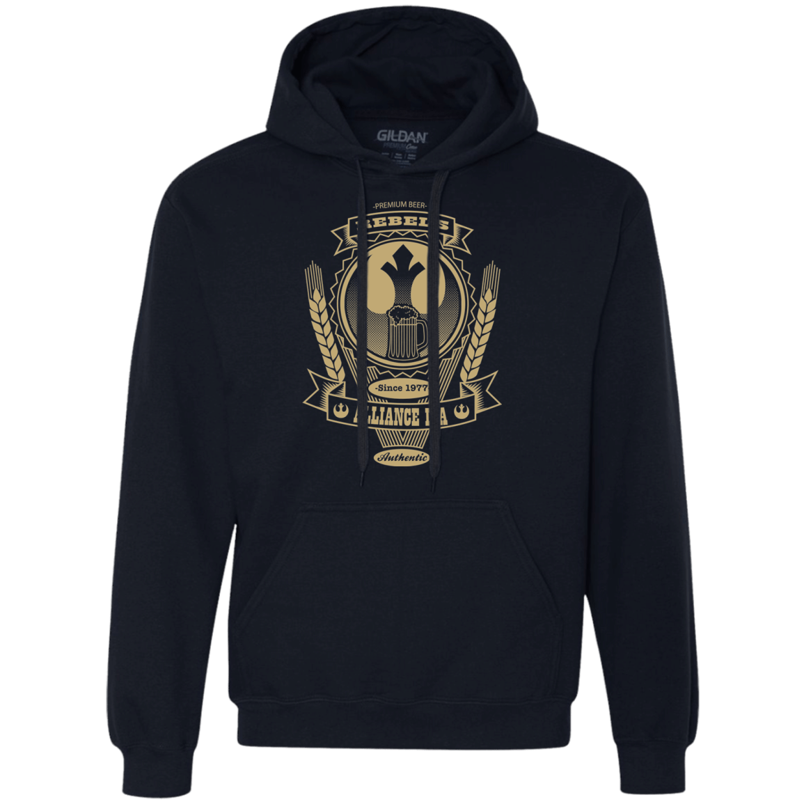 Sweatshirts Navy / S Rebel Alliance IPA Premium Fleece Hoodie