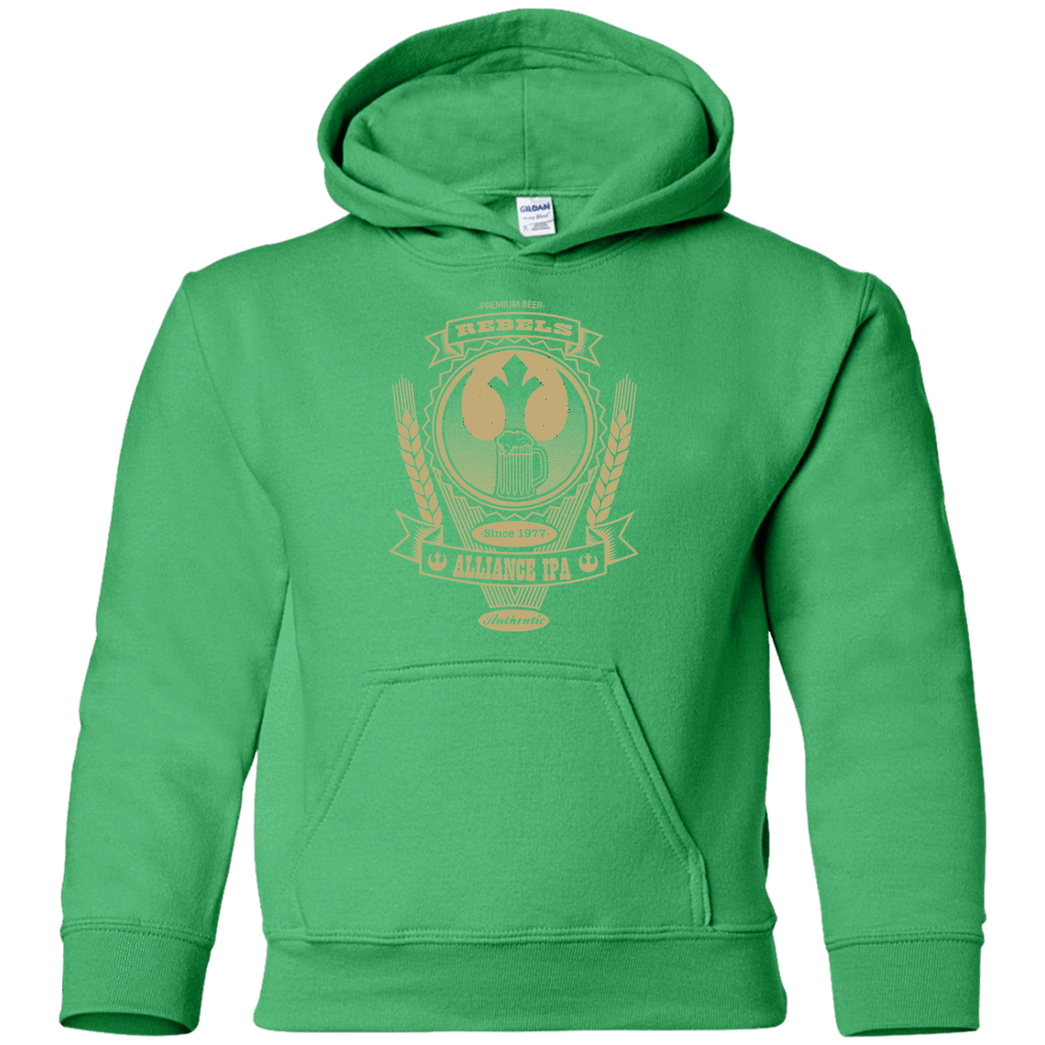 Sweatshirts Irish Green / YS Rebel Alliance IPA Youth Hoodie