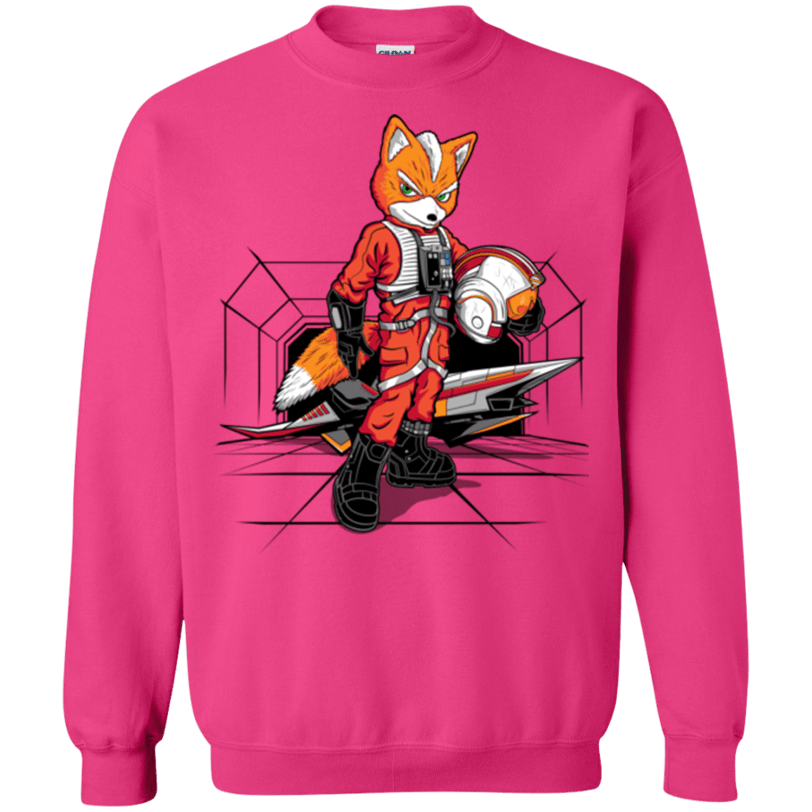Sweatshirts Heliconia / Small Rebel Fox Crewneck Sweatshirt