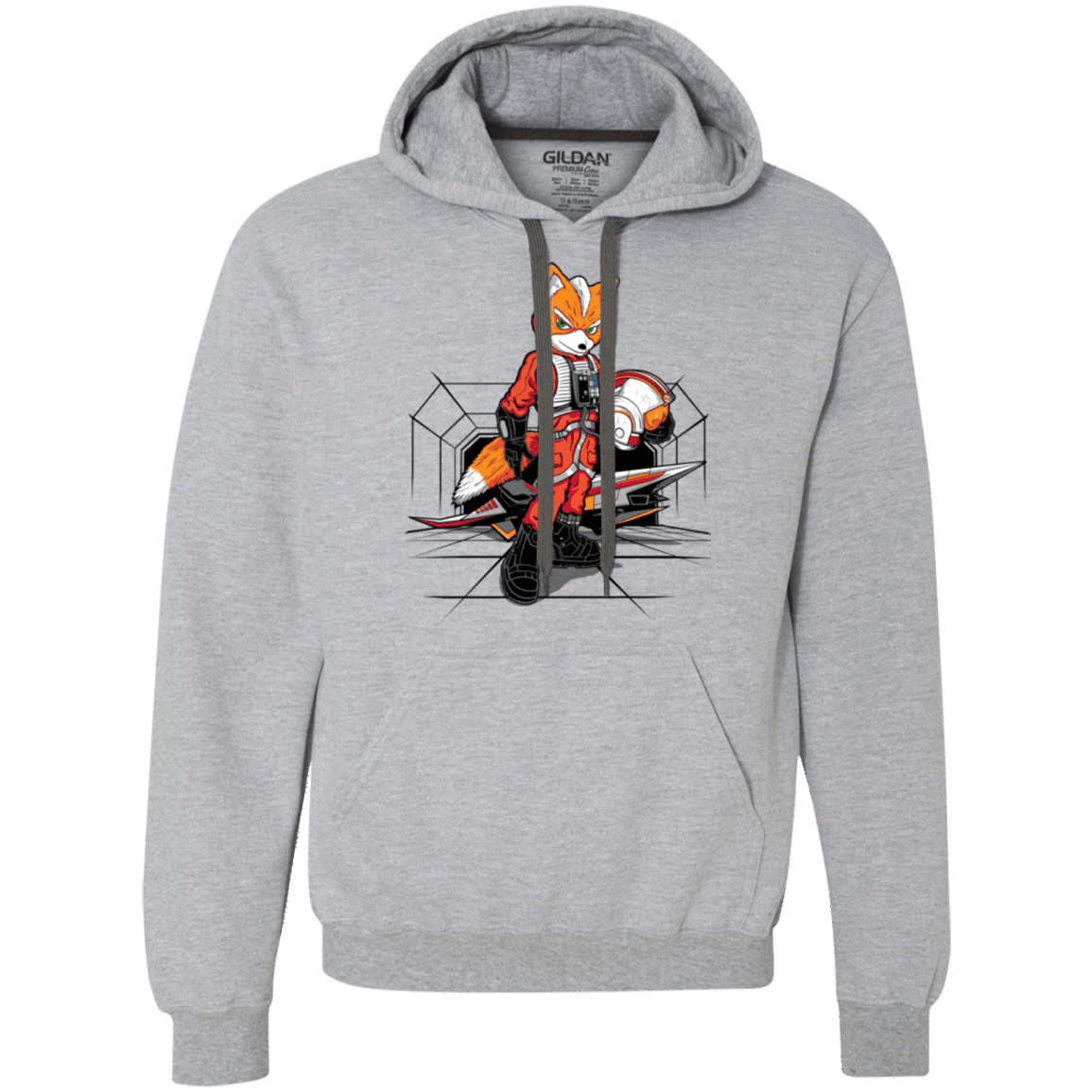 Sweatshirts Sport Grey / Small Rebel Fox Premium Fleece Hoodie