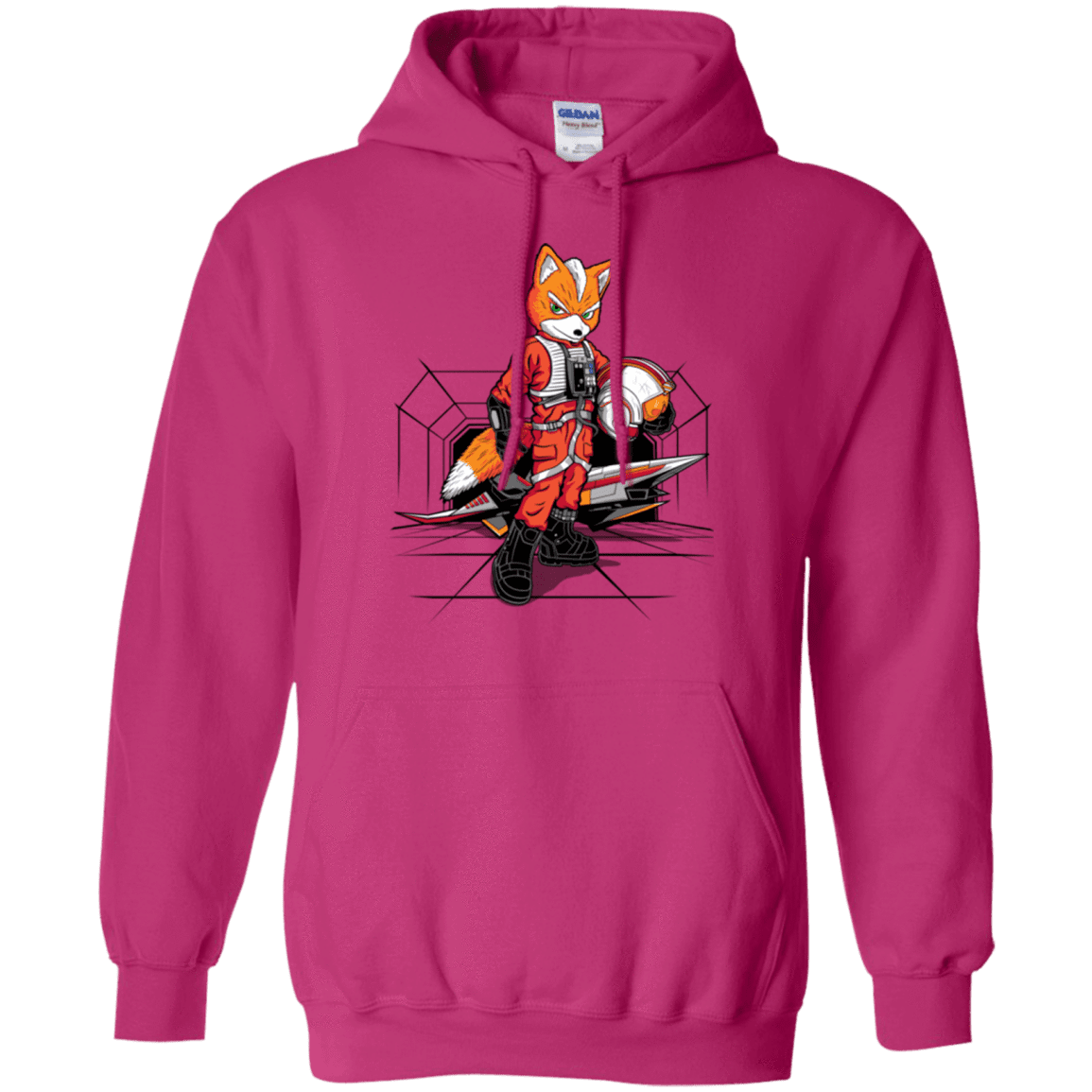 Sweatshirts Heliconia / Small Rebel Fox Pullover Hoodie