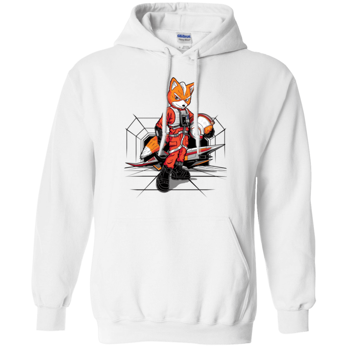Sweatshirts White / Small Rebel Fox Pullover Hoodie