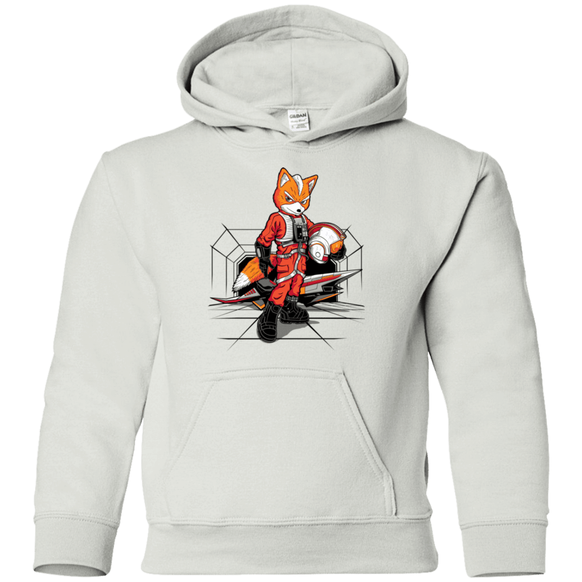 Sweatshirts White / YS Rebel Fox Youth Hoodie