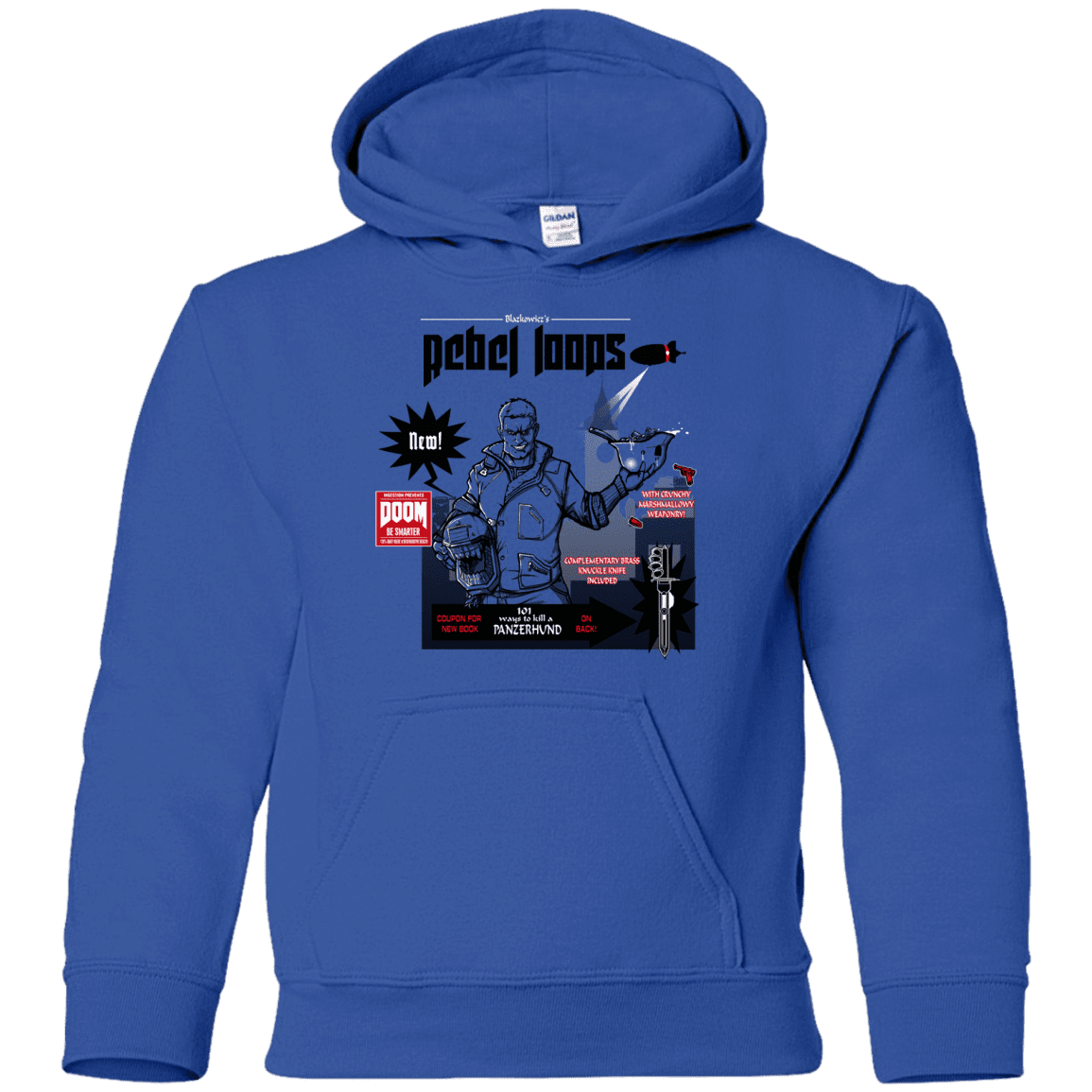 Sweatshirts Royal / YS Rebel Loops Youth Hoodie