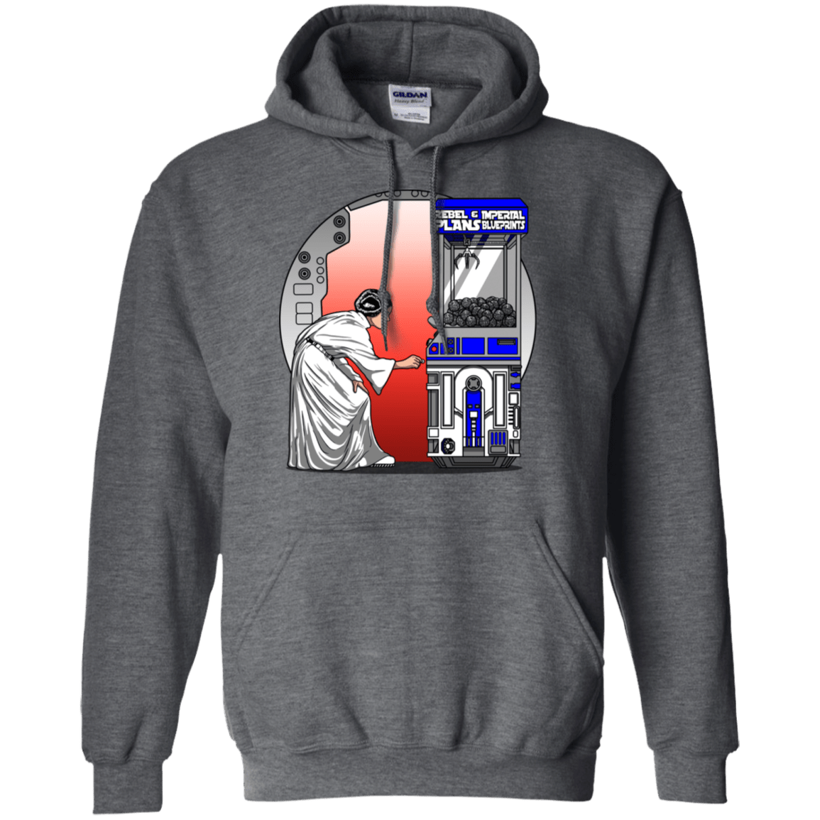 Sweatshirts Dark Heather / S Rebel Plans Pullover Hoodie