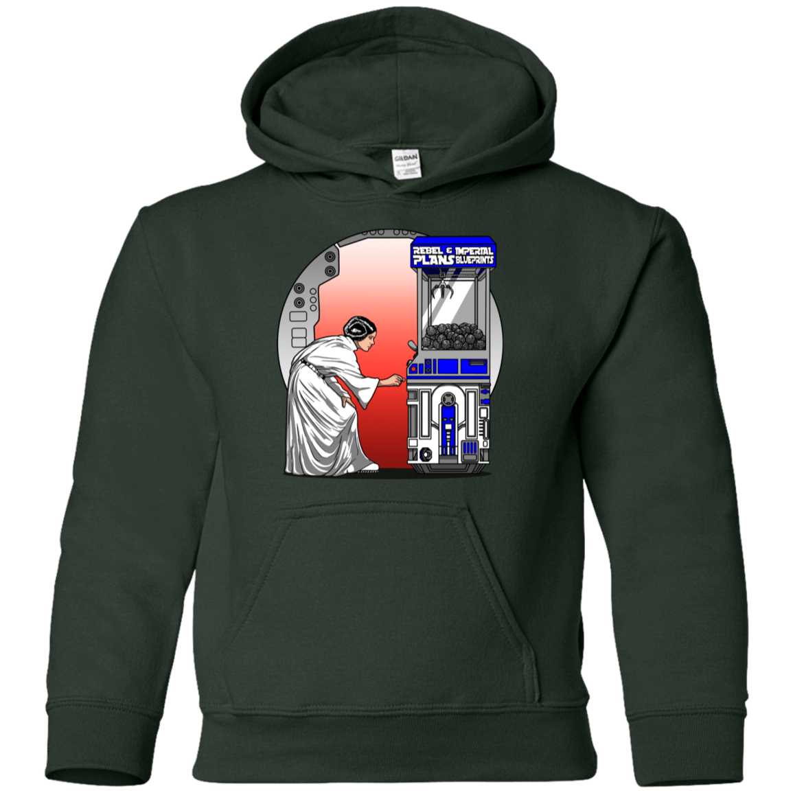 Sweatshirts Forest Green / YS Rebel Plans Youth Hoodie