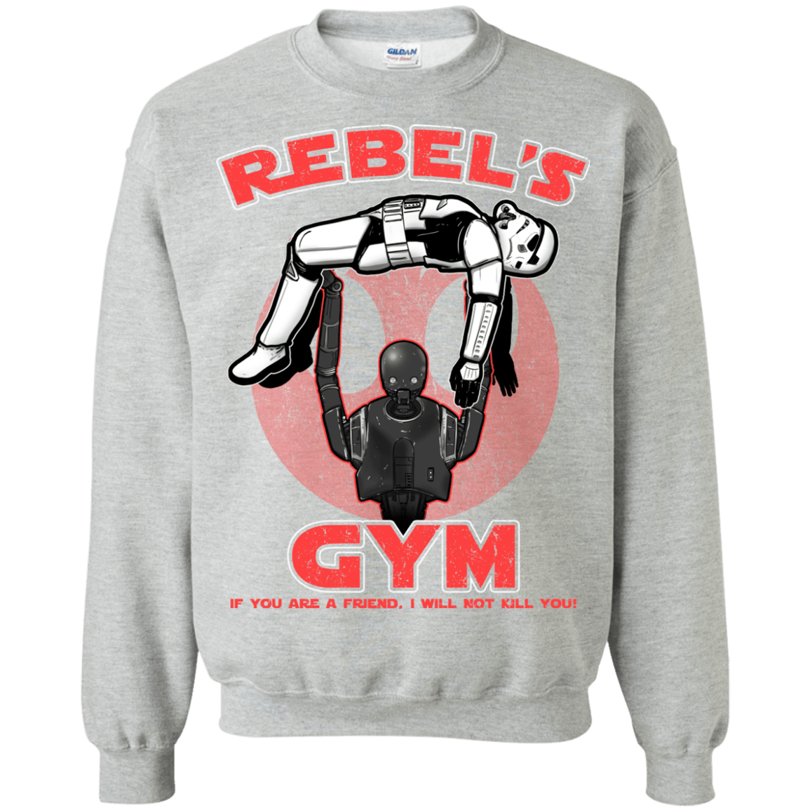 Sweatshirts Sport Grey / Small Rebel's Gym Crewneck Sweatshirt