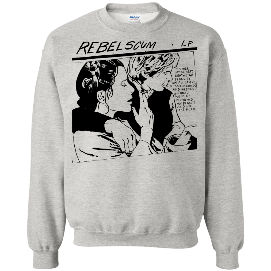 Sweatshirts Ash / Small Rebel Scum Crewneck Sweatshirt