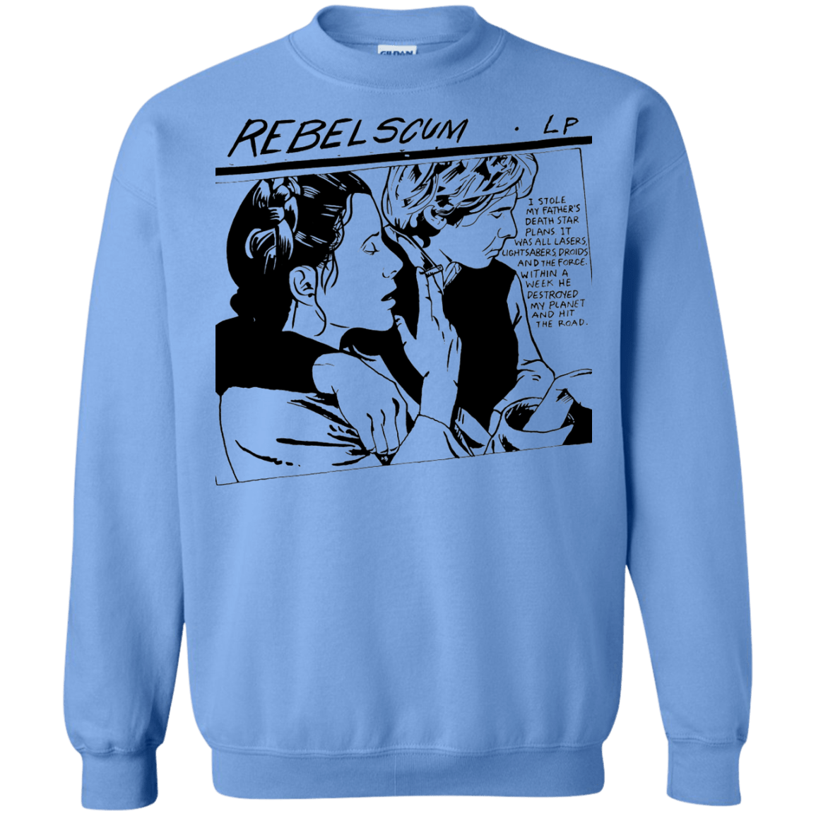 Sweatshirts Carolina Blue / Small Rebel Scum Crewneck Sweatshirt