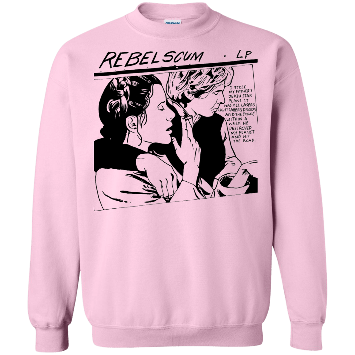 Sweatshirts Light Pink / Small Rebel Scum Crewneck Sweatshirt