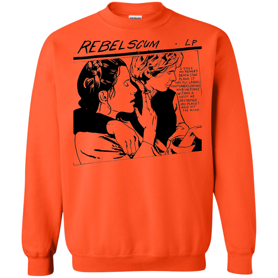 Sweatshirts Orange / Small Rebel Scum Crewneck Sweatshirt