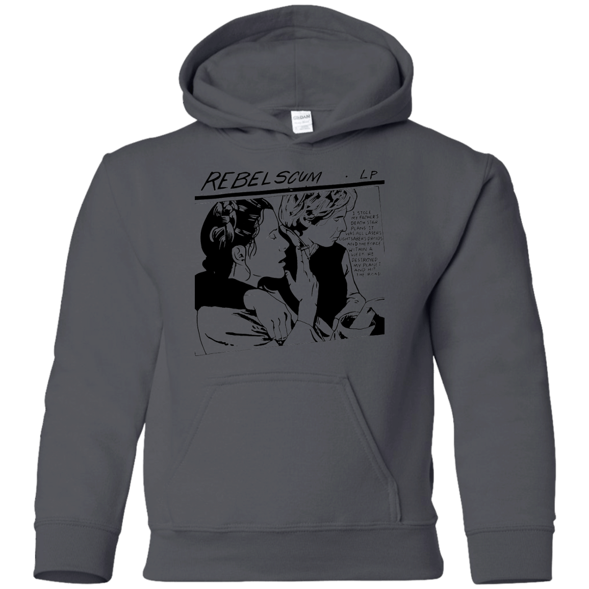 Sweatshirts Charcoal / YS Rebel Scum Youth Hoodie