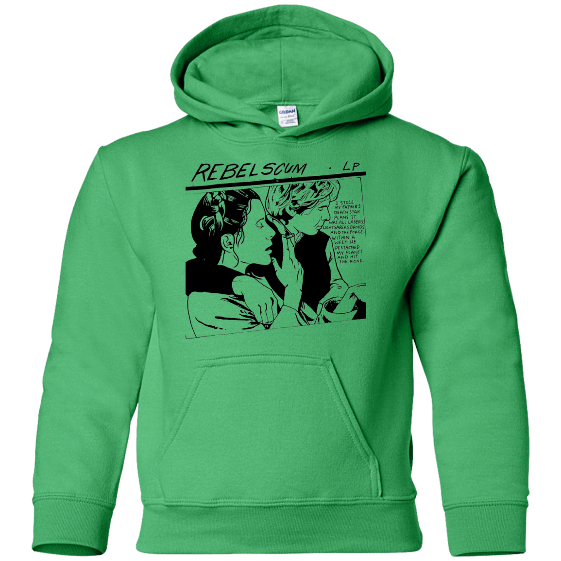 Sweatshirts Irish Green / YS Rebel Scum Youth Hoodie