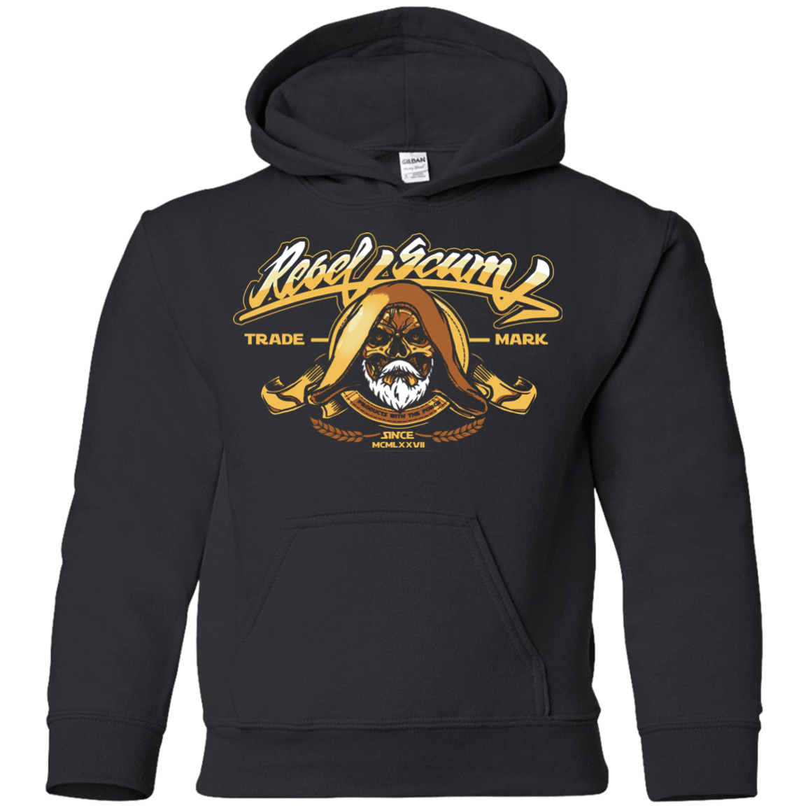 Sweatshirts Black / YS Rebel Trade Mark Youth Hoodie