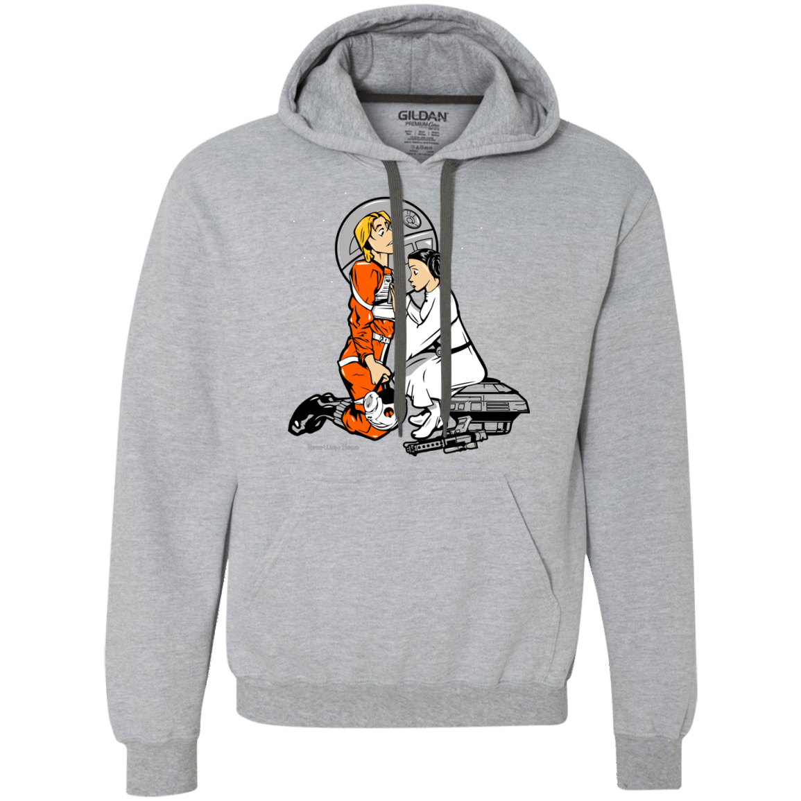 Sweatshirts Sport Grey / Small Rebellion Hero Premium Fleece Hoodie