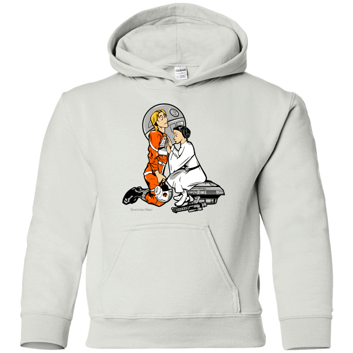 Sweatshirts White / YS Rebellion Hero Youth Hoodie