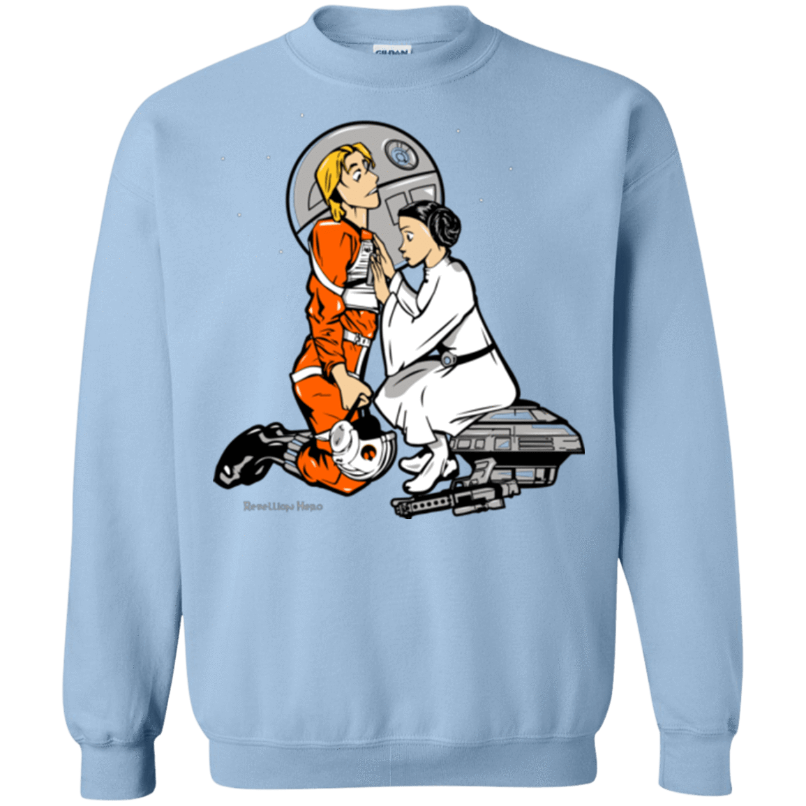 Sweatshirts Light Blue / Small Rebellon Hero Crewneck Sweatshirt