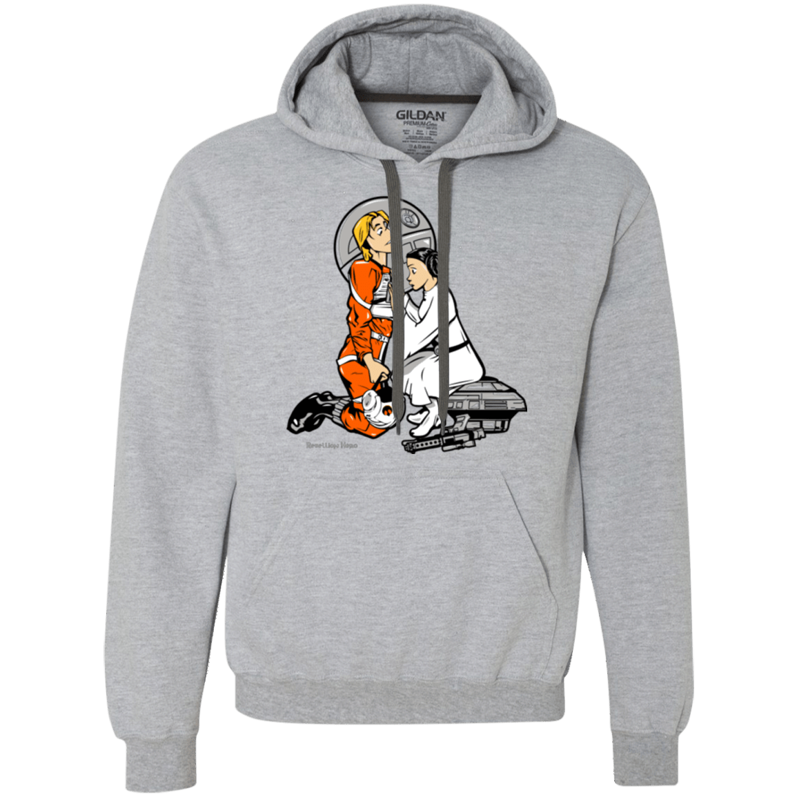 Sweatshirts Sport Grey / Small Rebellon Hero Premium Fleece Hoodie