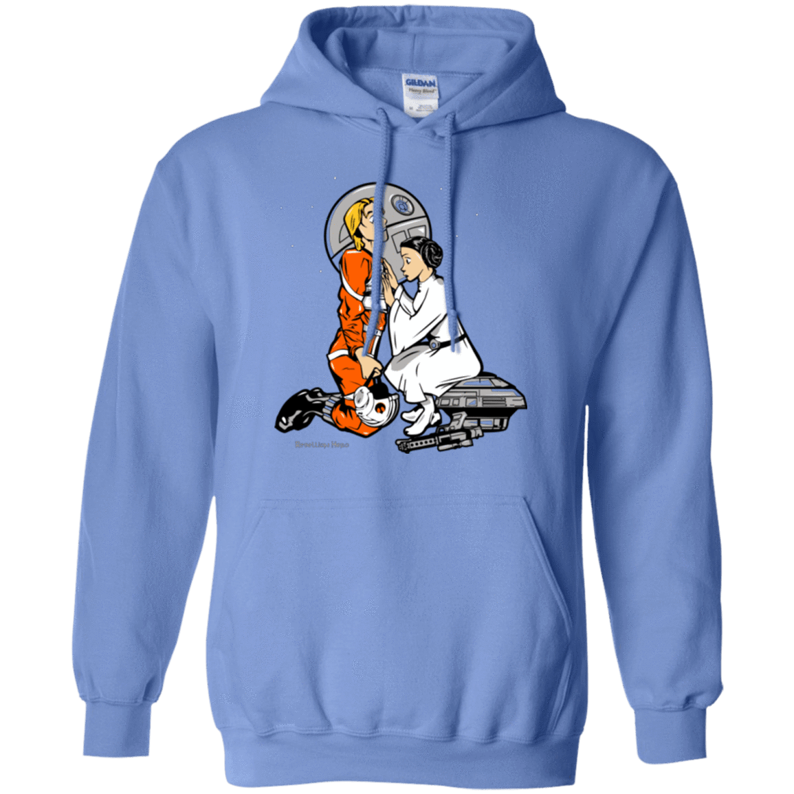 Sweatshirts Carolina Blue / Small Rebellon Hero Pullover Hoodie