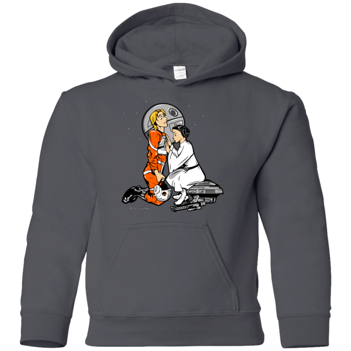 Sweatshirts Charcoal / YS Rebellon Hero Youth Hoodie