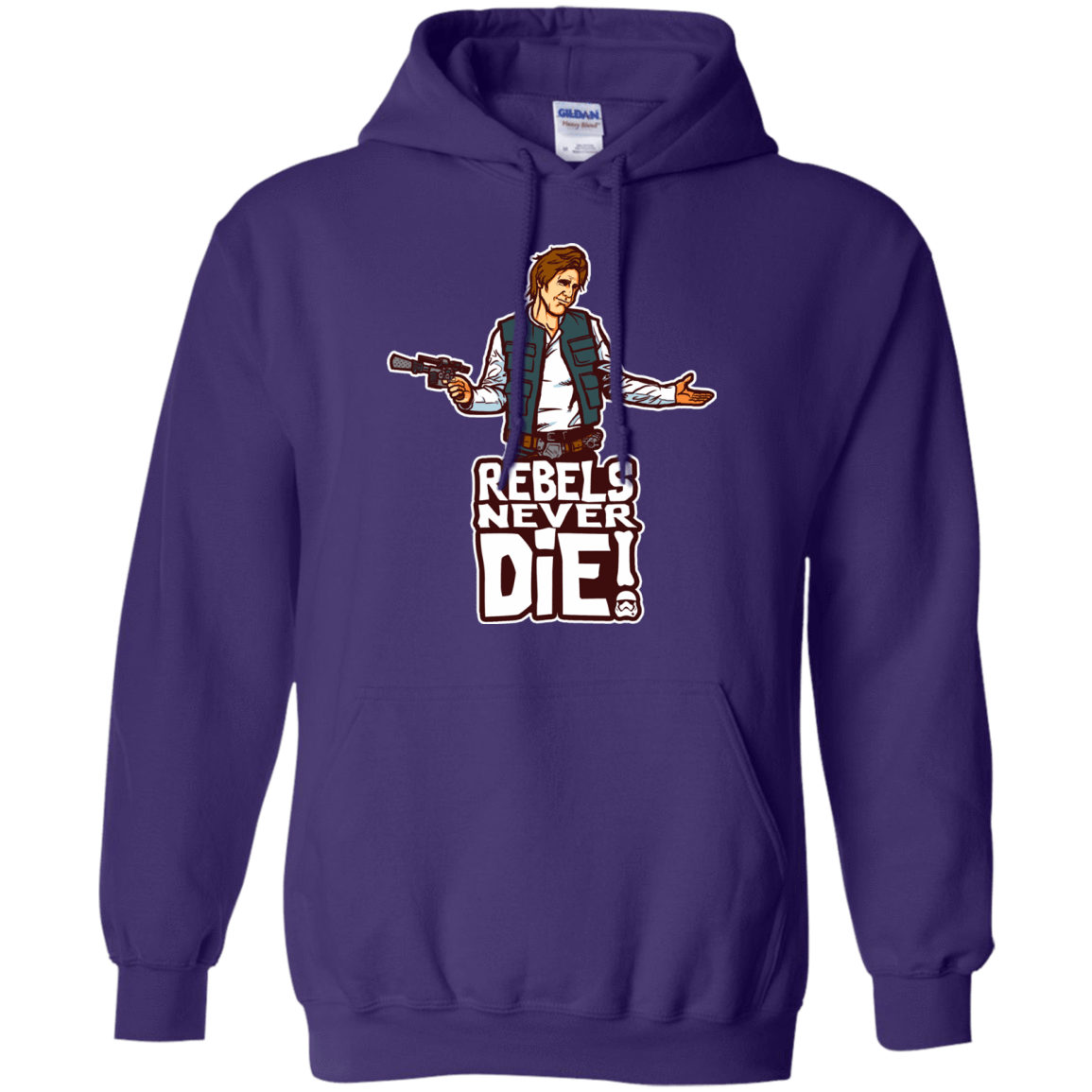 Sweatshirts Purple / S Rebels Never Die Pullover Hoodie
