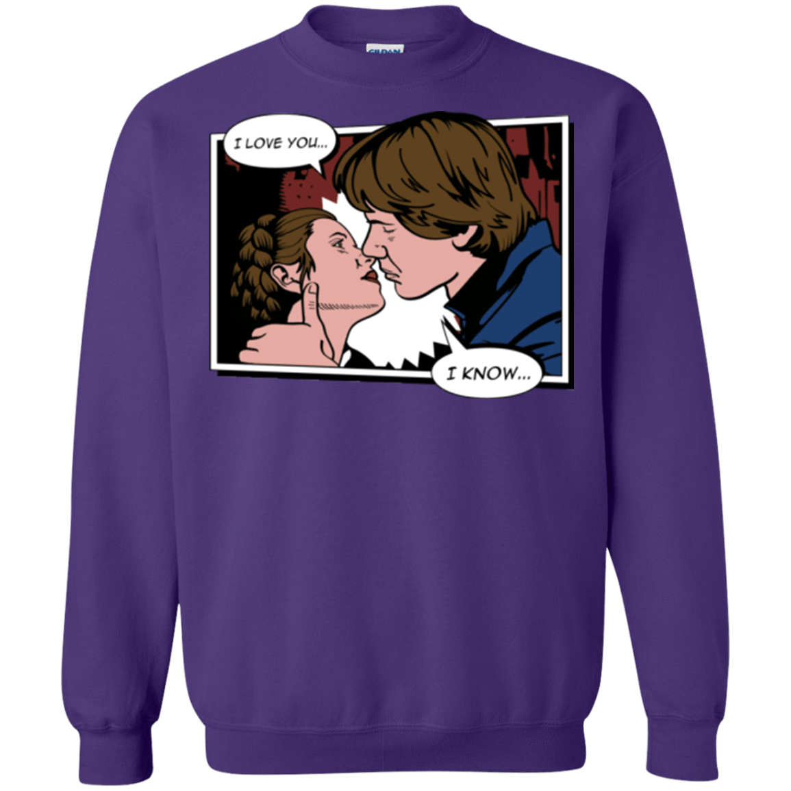 Sweatshirts Purple / S Rebelstein Kiss Crewneck Sweatshirt