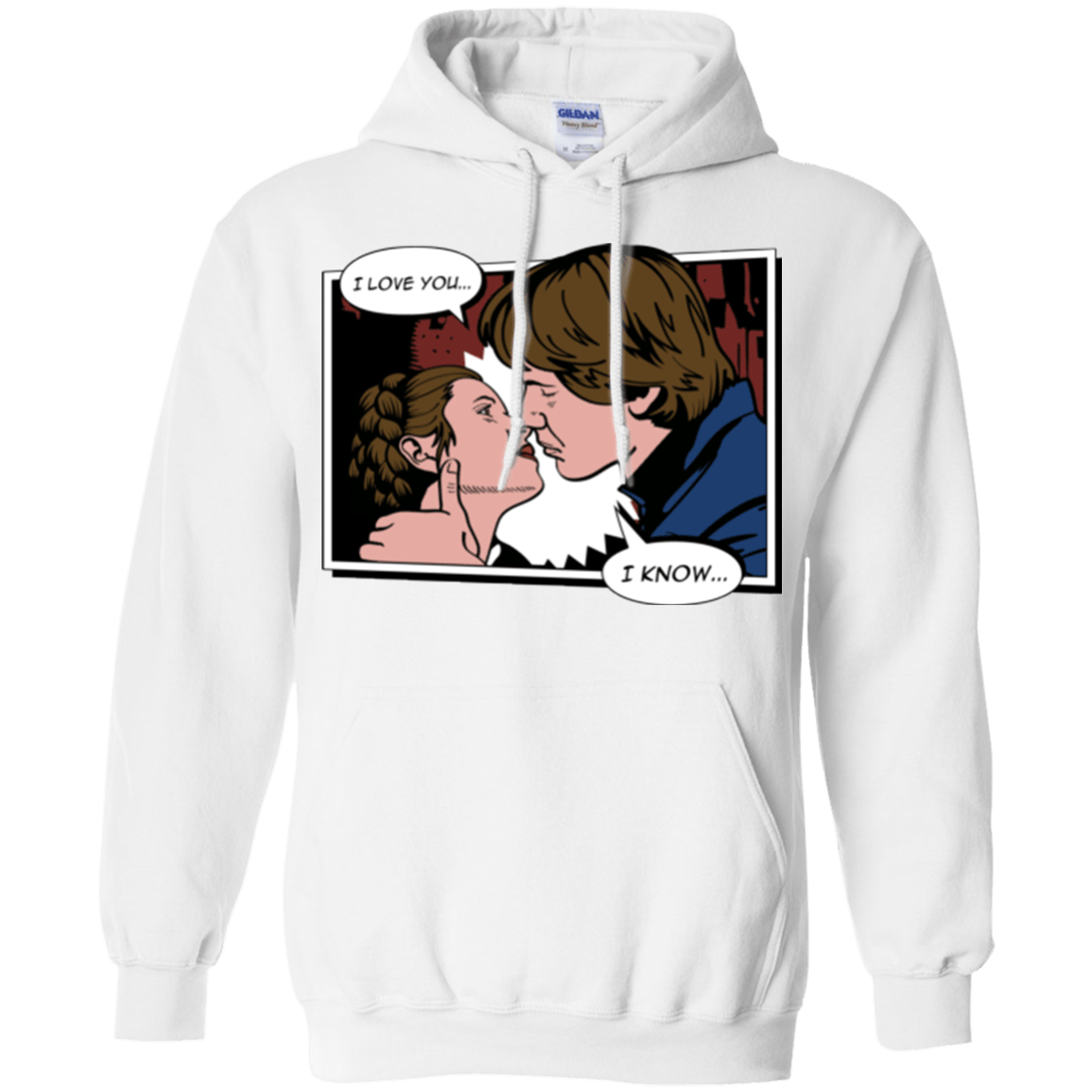 Sweatshirts White / S Rebelstein Kiss Pullover Hoodie