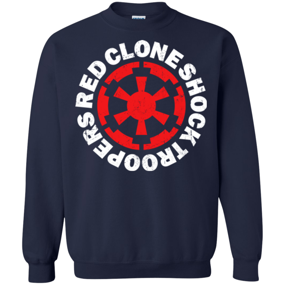 Sweatshirts Navy / Small Red Clone Crewneck Sweatshirt