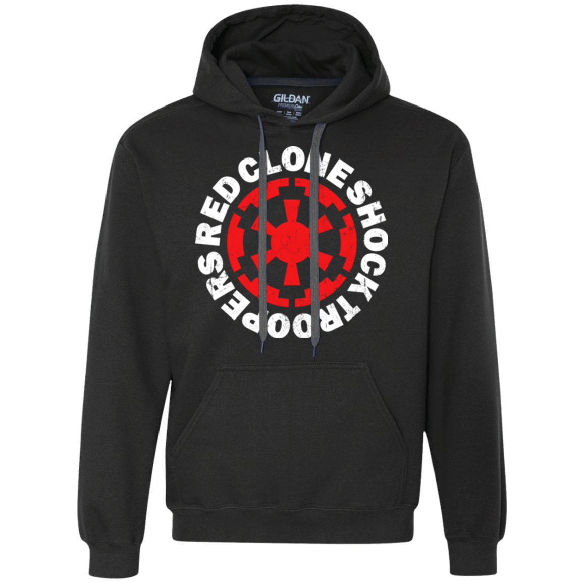 Sweatshirts Black / Small Red Clone Premium Fleece Hoodie