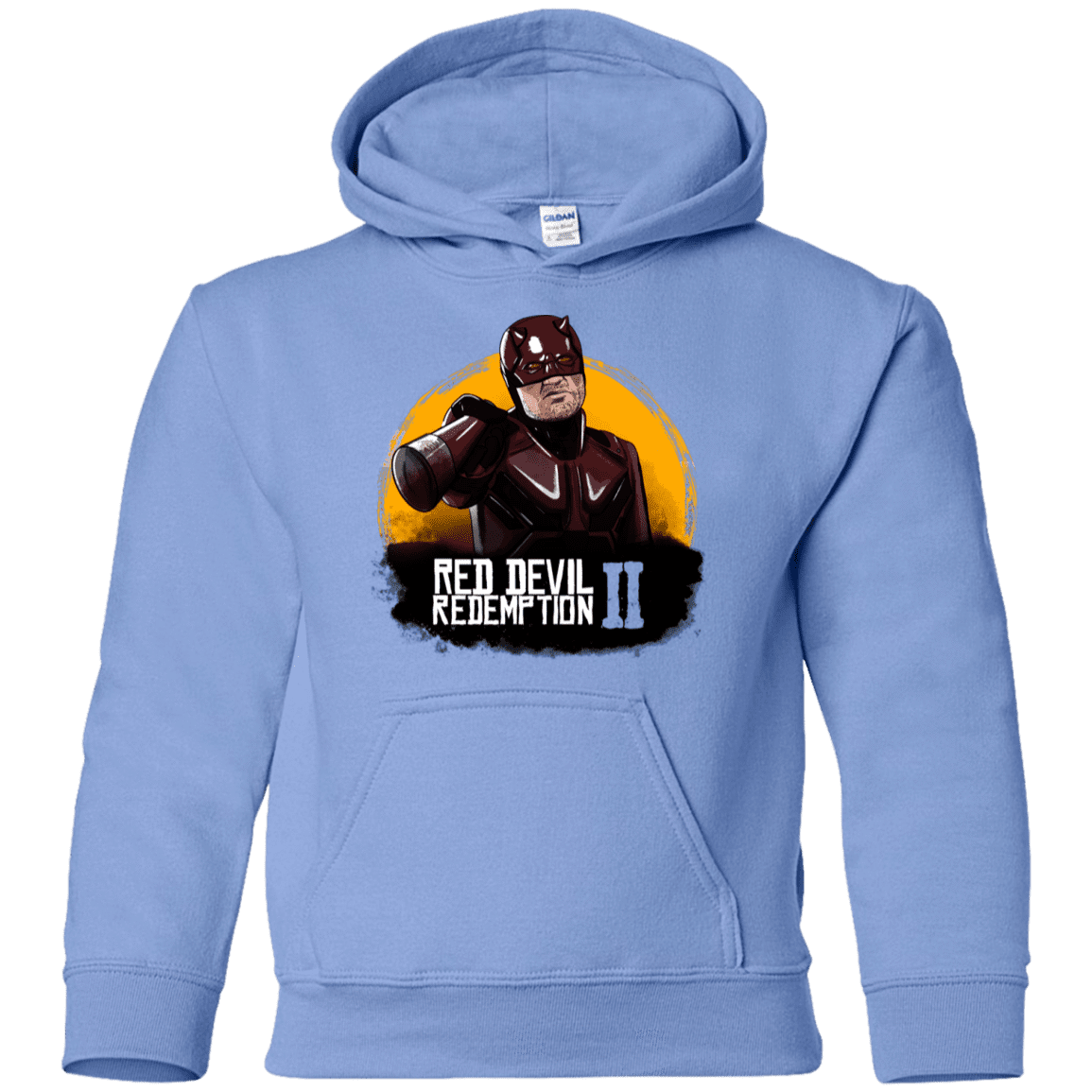 Sweatshirts Carolina Blue / YS Red Devil Redemptions Youth Hoodie