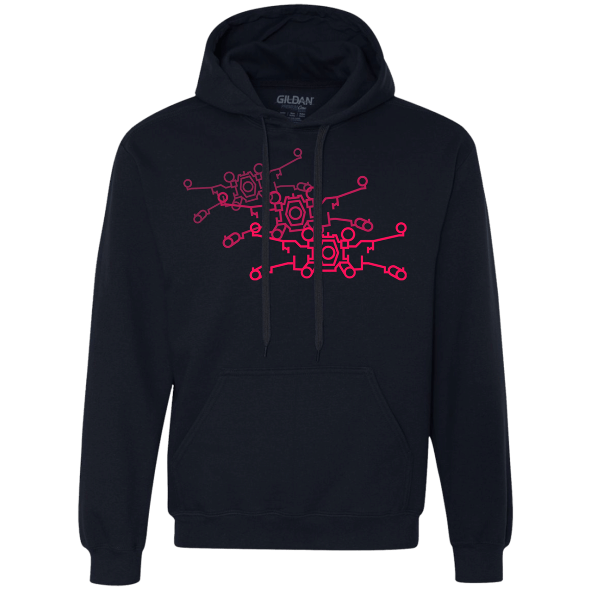 Sweatshirts Navy / S Red Five Premium Fleece Hoodie