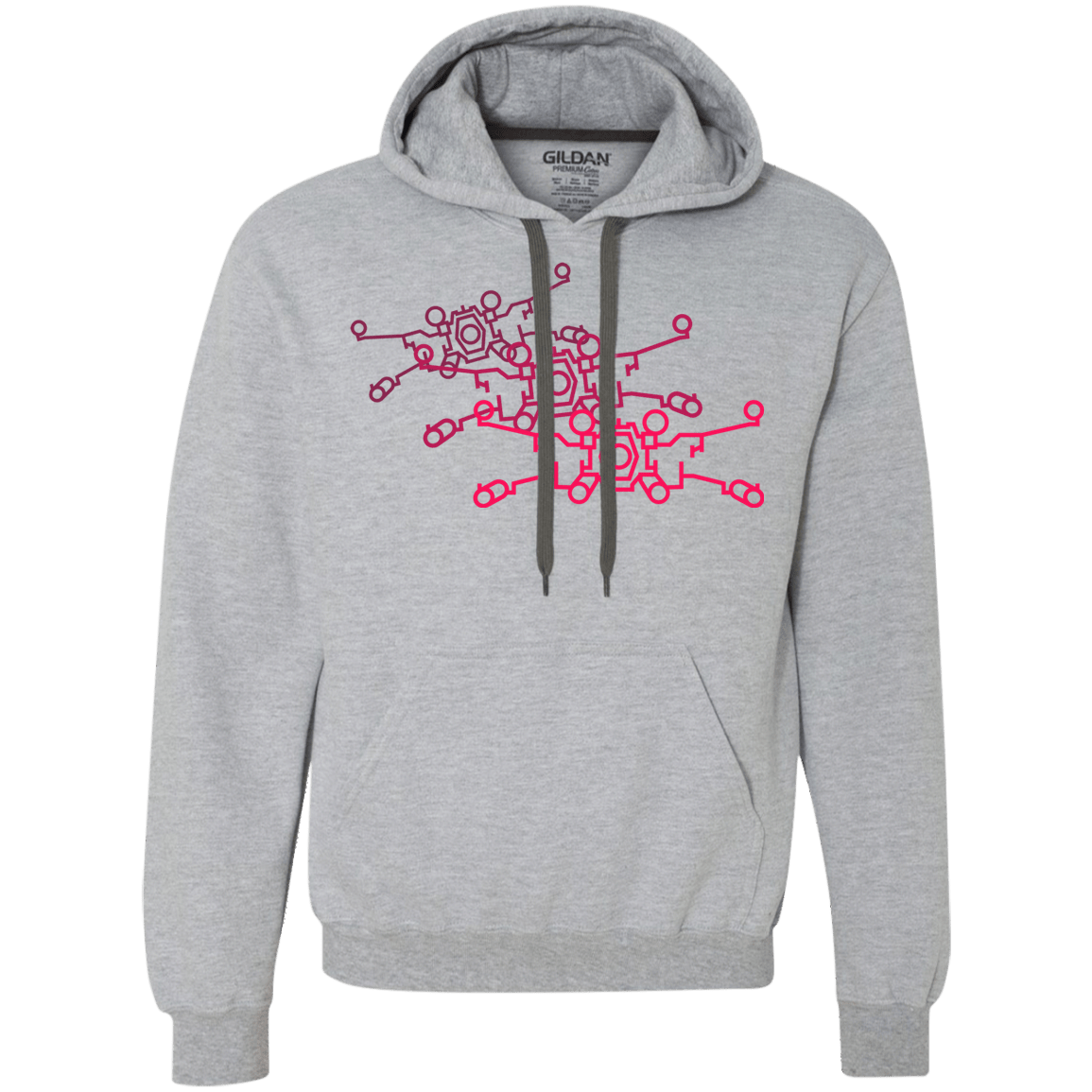 Sweatshirts Sport Grey / S Red Five Premium Fleece Hoodie