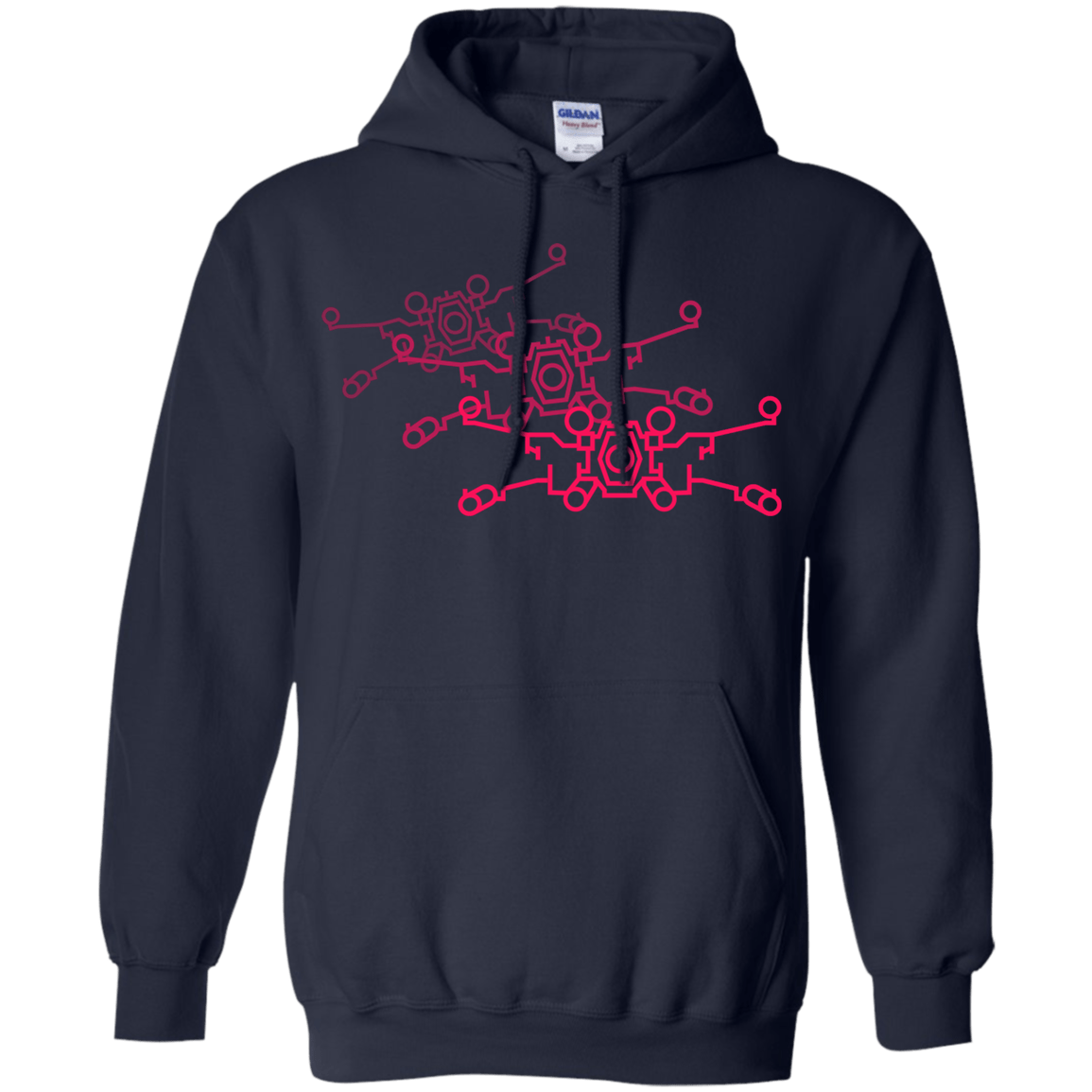 Sweatshirts Navy / S Red Five Pullover Hoodie
