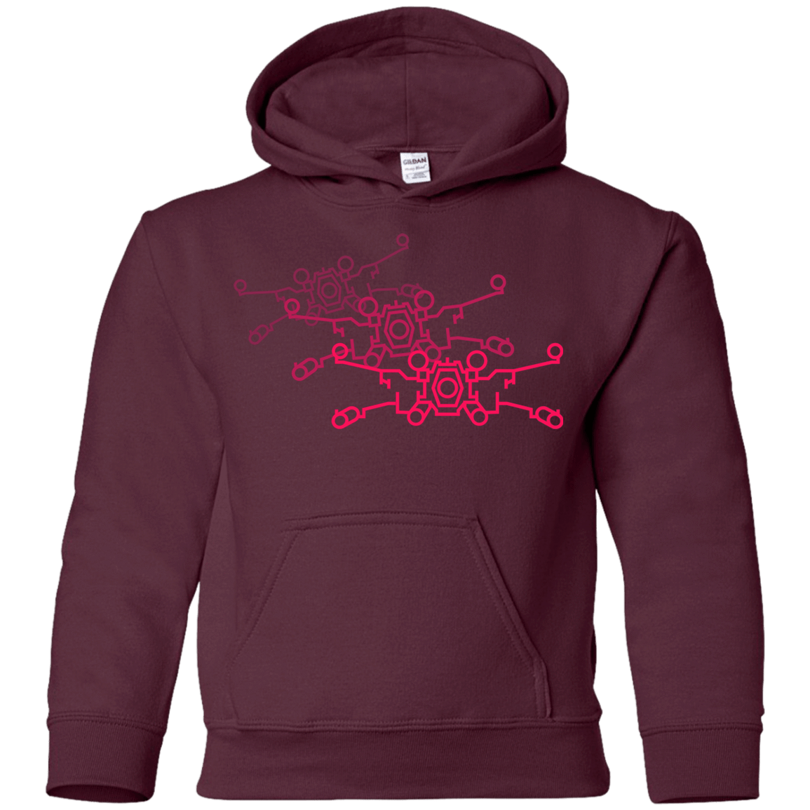 Sweatshirts Maroon / YS Red Five Youth Hoodie