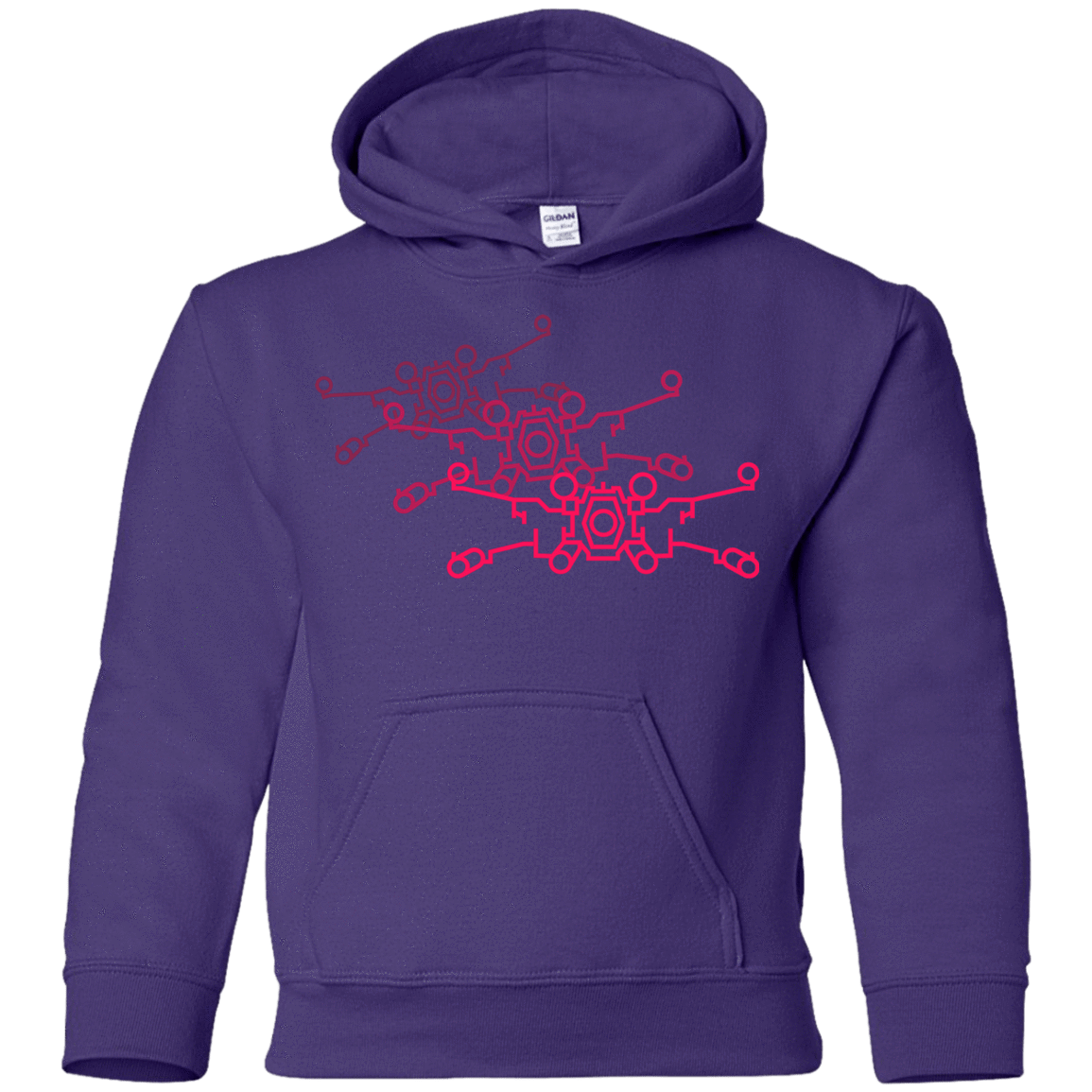 Sweatshirts Purple / YS Red Five Youth Hoodie