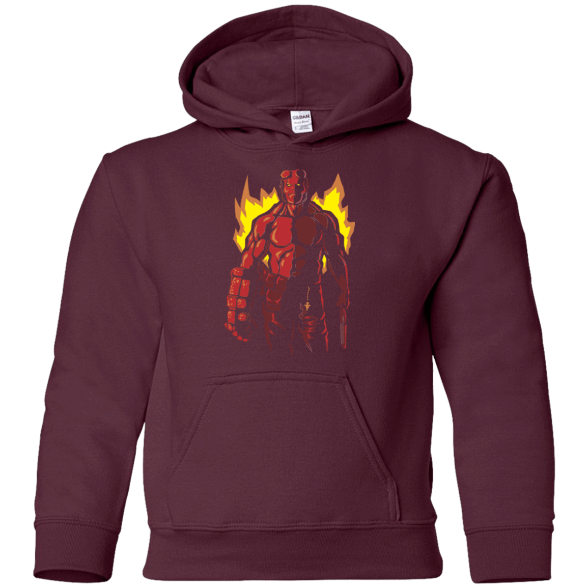 Sweatshirts Maroon / YS Red Hero Youth Hoodie