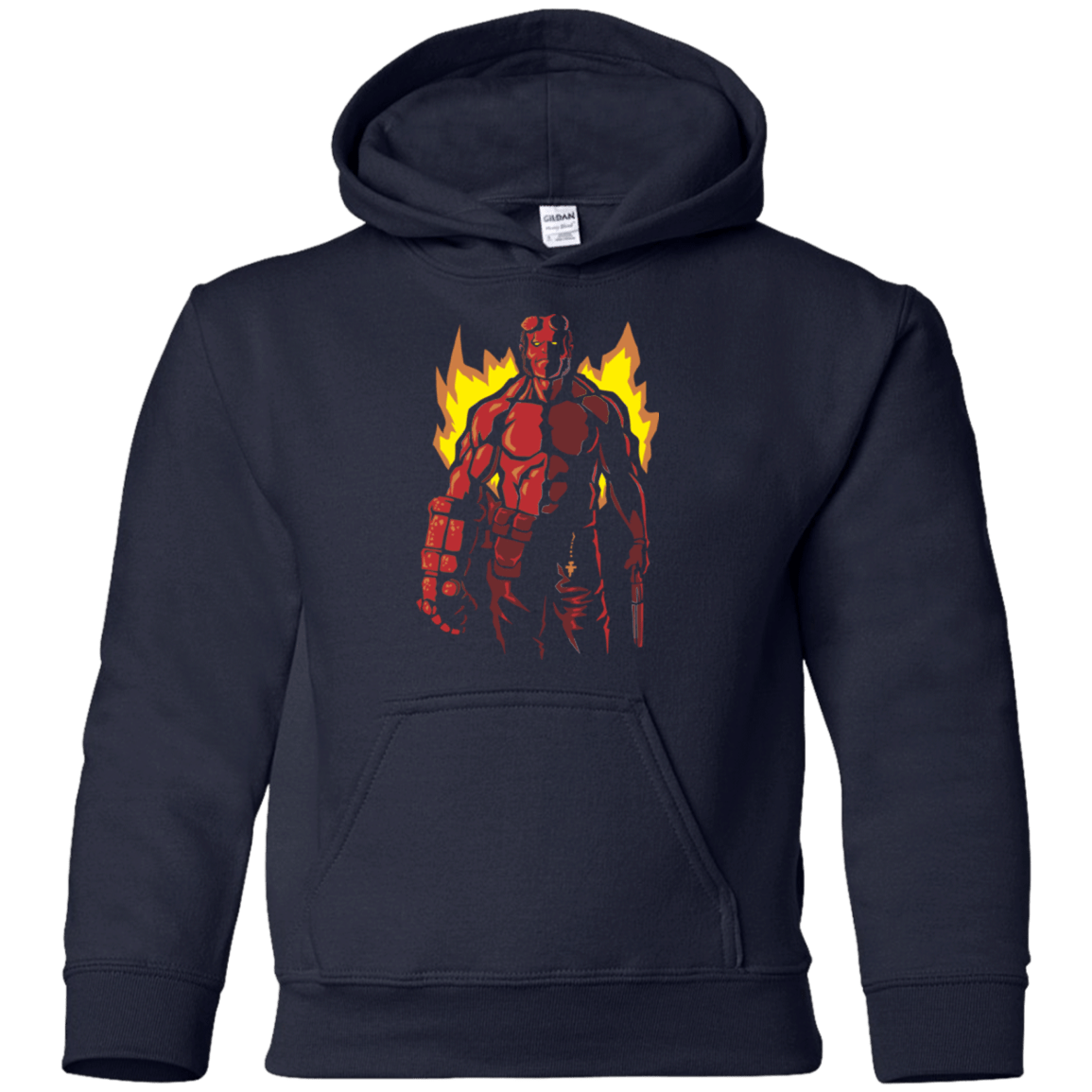 Sweatshirts Navy / YS Red Hero Youth Hoodie