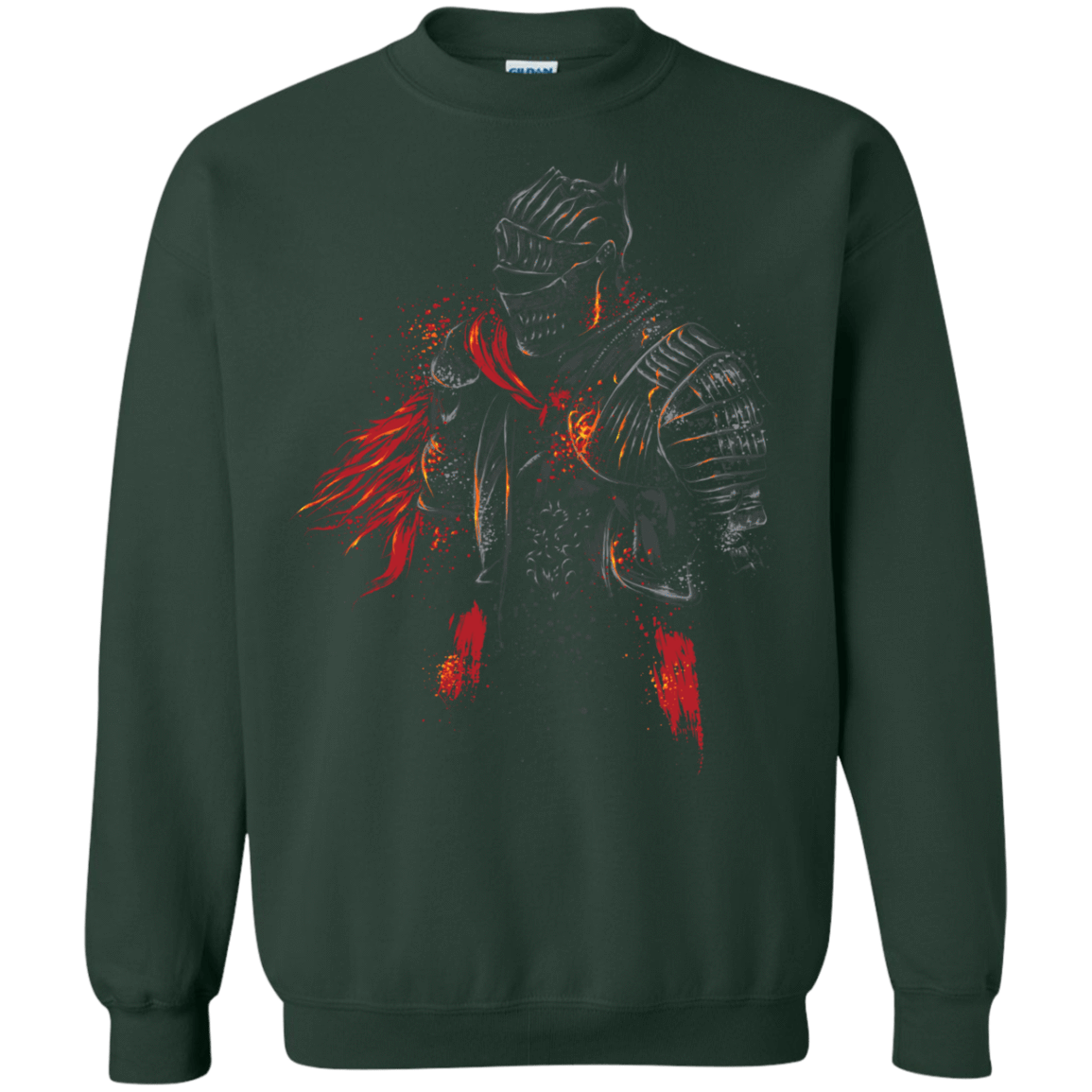 Sweatshirts Forest Green / Small Red knight Crewneck Sweatshirt
