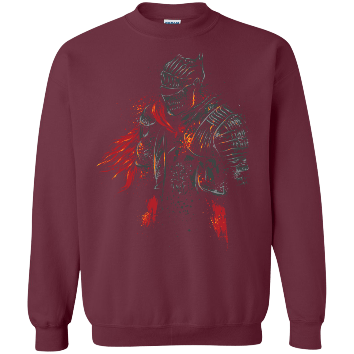 Sweatshirts Maroon / Small Red knight Crewneck Sweatshirt