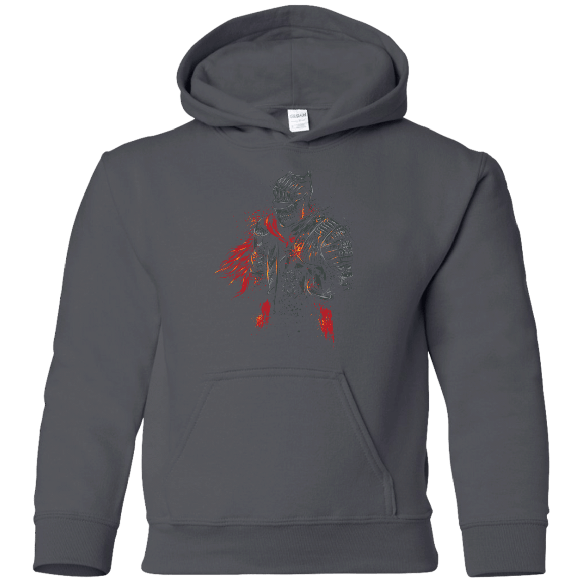 Sweatshirts Charcoal / YS Red knight Youth Hoodie
