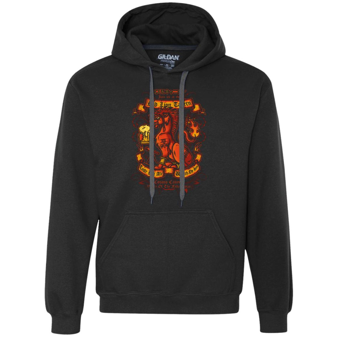 Sweatshirts Black / Small RED LION TAVERN Premium Fleece Hoodie