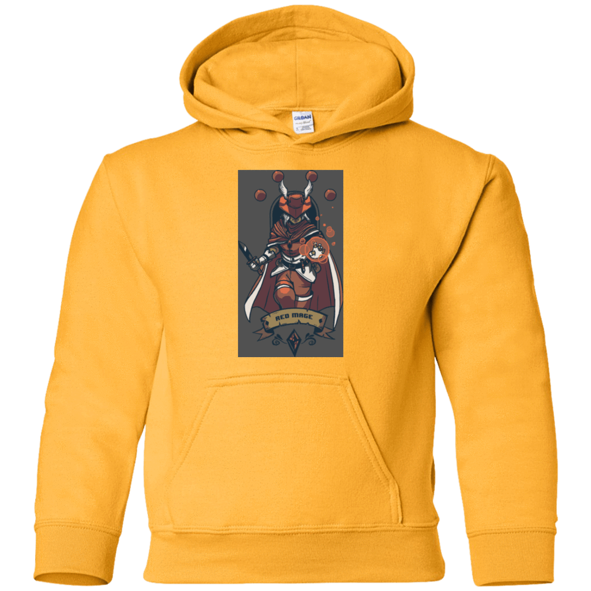 Sweatshirts Gold / YS Red Mage Youth Hoodie