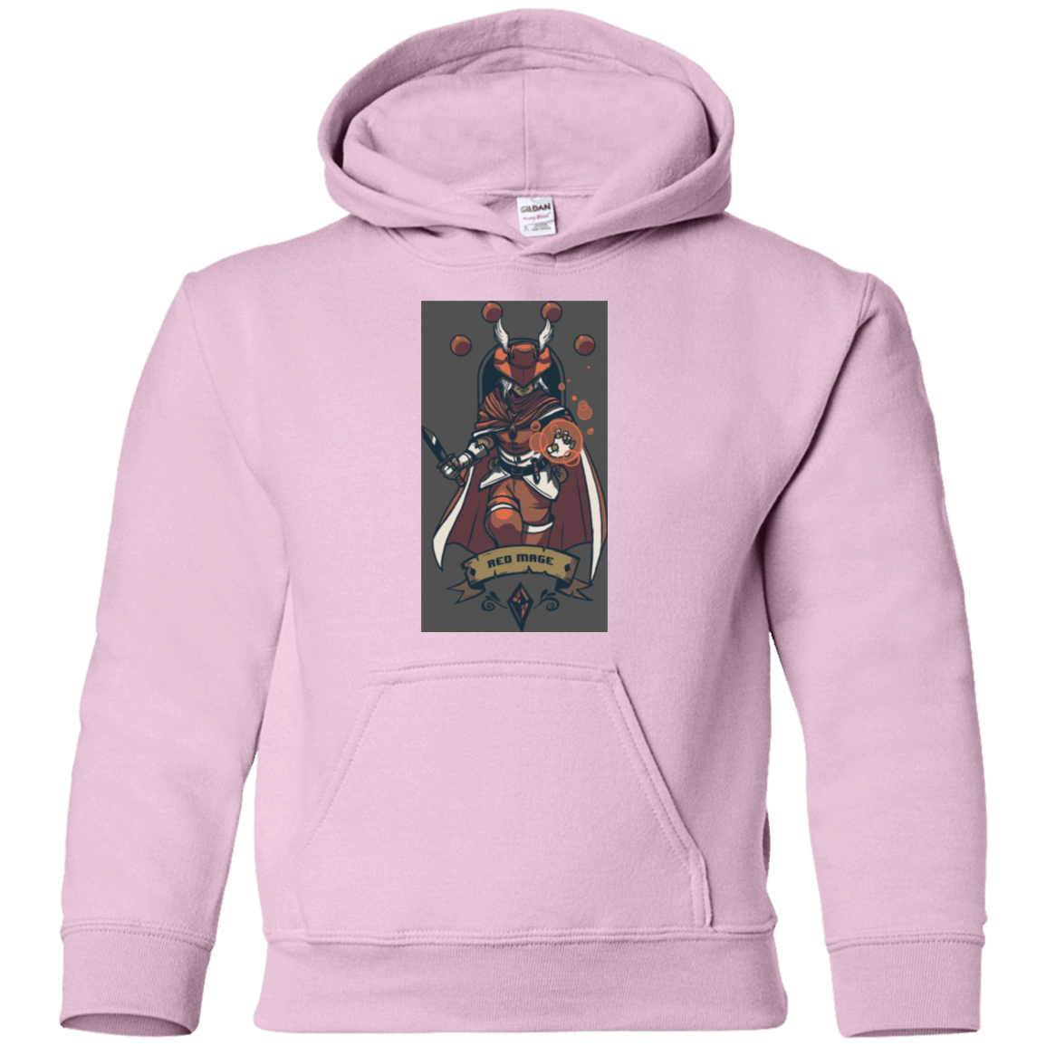 Sweatshirts Light Pink / YS Red Mage Youth Hoodie
