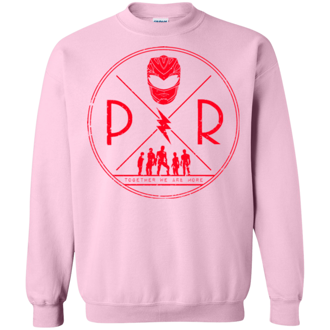 Sweatshirts Light Pink / Small Red Power Crewneck Sweatshirt