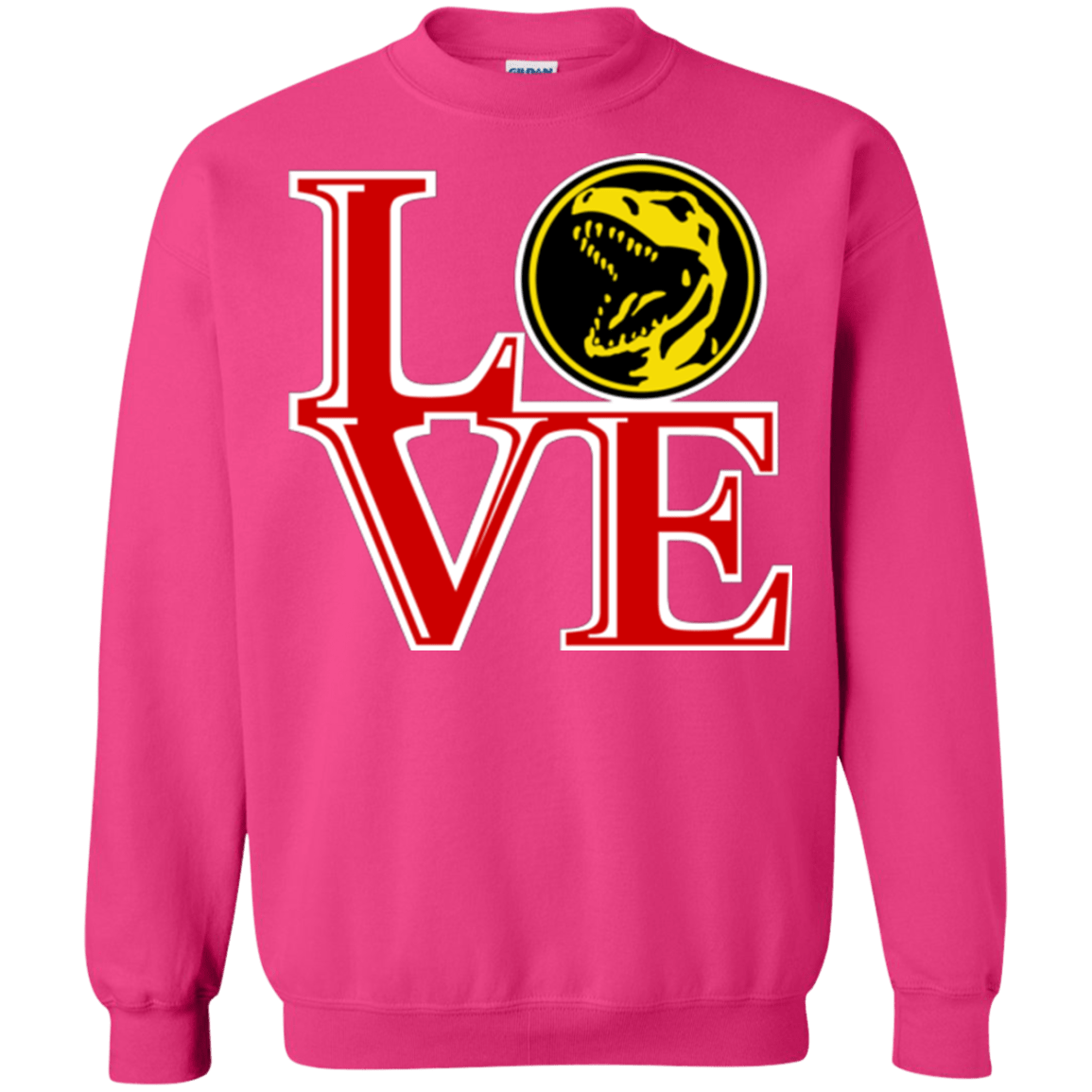 Sweatshirts Heliconia / Small Red Ranger LOVE Crewneck Sweatshirt
