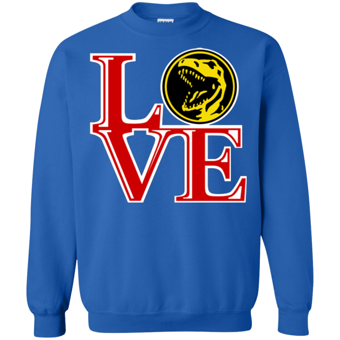 Sweatshirts Royal / Small Red Ranger LOVE Crewneck Sweatshirt
